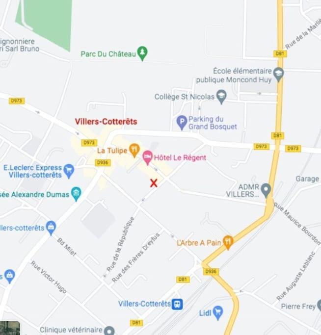 Chez Mily Joli Petit Duplex Plein Centre Villers Cotteret Draps Et Serviettes Fournis Villers-Cotterêts Dış mekan fotoğraf
